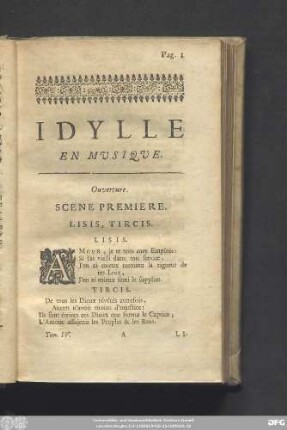 Idylle En Musique.