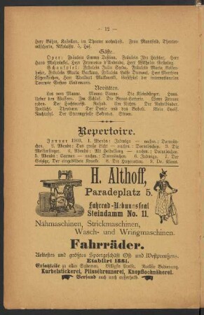 Repertoire.