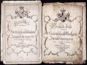 Grundrisse der herrschaftlichen Waldungen Haigerloch und Wehrstein