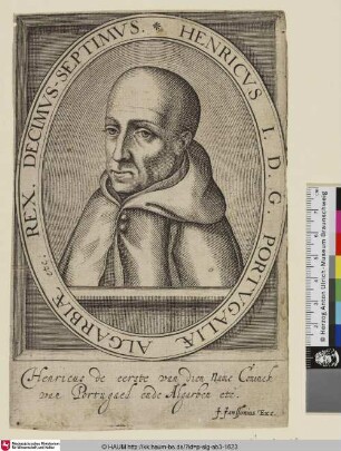 Henricvs I. D. G. Portvgaliae Algarbiae etc.; [Heinrich, König von Portugal]