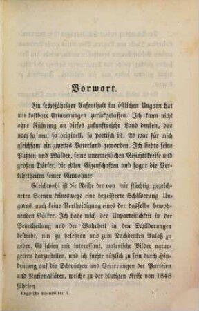 Ungarische Lebensbilder, 2