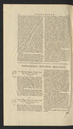 Instrumenta Ecclesiae Brugensis