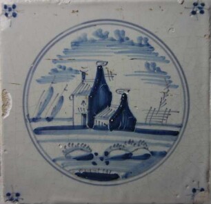 Fliese, Harlingen, 1800-1840