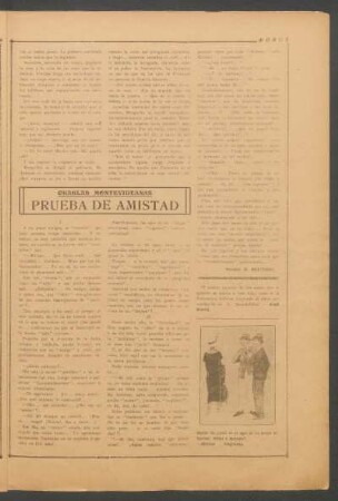 Prueba de amistad : Charlas montevideanas