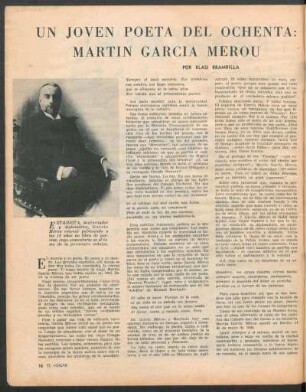 Un joven poeta del ochenta: Martín García Merou