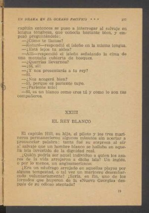 XXIII - El rey blanco