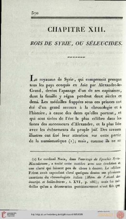 XIII. Rois de Syrie, ou Séleucide