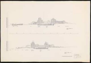 Gutachten Ostseebad Holnis: Ansichten, Schnitte A-A, B-B 1:500