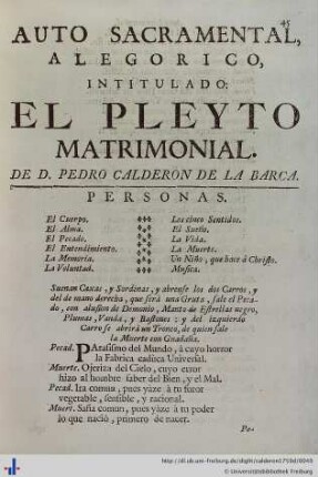 El Pleyto Matrimonial.