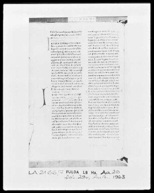 Augustinus, Enarrationes in Psalmos 1-50 — Initiale I, Folio 29 verso