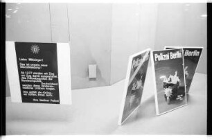 Kleinbildnegativ: Hertie, Polizei, Gedenkbibliothek, 1977