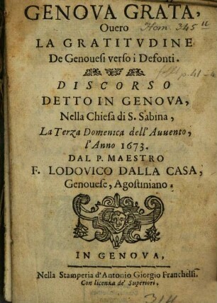 Genova grata ...