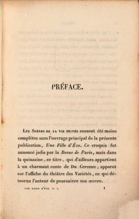 Une fille d'Ève : scène de la vie privée, 1