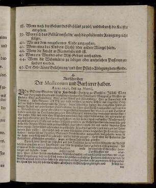 4. Anschreiben Der Medicorum und Barbierer halben