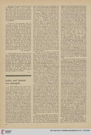 Lothar und Gertrud von Kunowski