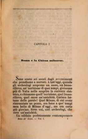 Beno de'Gozzadini, podestà di Milano : Storia del XIII. secolo. [Beno De'Gozzadini], 1