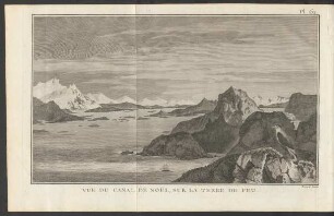 Pl. 61 Vue Du Canal de Noël, Sur La terre De Feu.