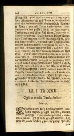 Tit. XXII. Quibus modis Tutela finitur.