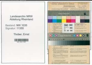 Entnazifizierung Ernst Thober , geb. 25.03.1889 (Zechenholzmeister)