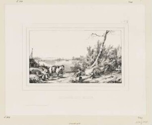 Les bords de l’Escaut, Blatt 4 der Folge "Skizzen"