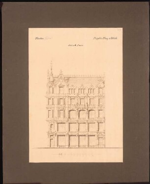 Geschäfts- und Wohnhaus Mey & Edlich, Berlin: Ansicht