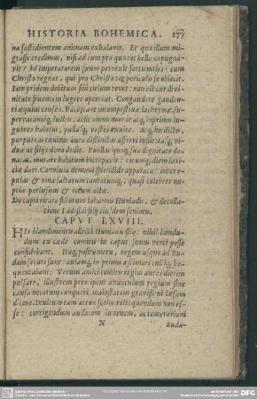 Caput LXVIII. De captivitate filiorum Johannis Huniadis, & decollatione Ladislai filii eiusdem senioris