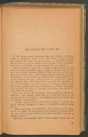 Los callos del capellán