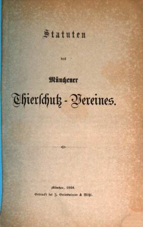 Jahresbericht : für die Jahre ... 1. 1868 (1869)