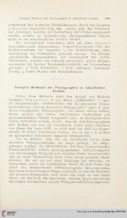 16: Thorpe's Methode der Photographie in natürlichen Farben