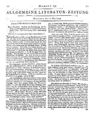 [Fichte, J. G.]: Beitrag zur Berichtigung der Urtheile des Publikums über die französische Revolution. T. 1. Zur Beurtheilung ihrer Rechtmäßigkeit etc. (Beschluß der im vorigen Stücke abgebrochnen Recension)