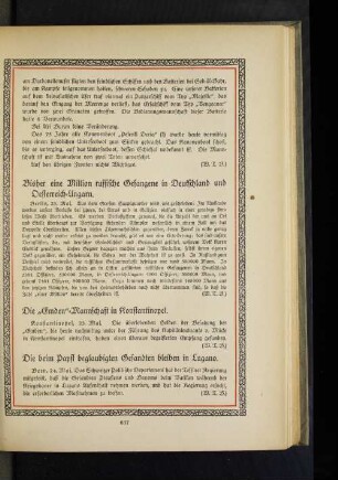 Die beim Papst beglaubigten Gesandten bleiben in Lugano.