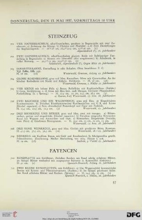 Steinzeug (Nr. 701-709)