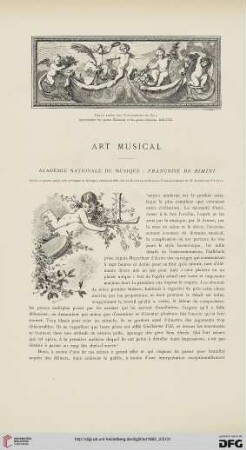 8: Art musical : Académie Nationale de Musique: Françoise de Rimini