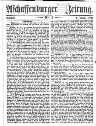 Aschaffenburger Zeitung : amtliches Organ der NSDAP und der Staats- und Gemeindebehörden. 1859