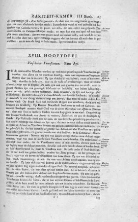 XVIII. Hooftdeel. Verscheide Vuursteenen. Batu Api