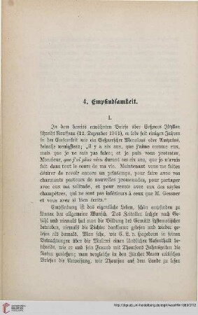 4. Empfindsamkeit