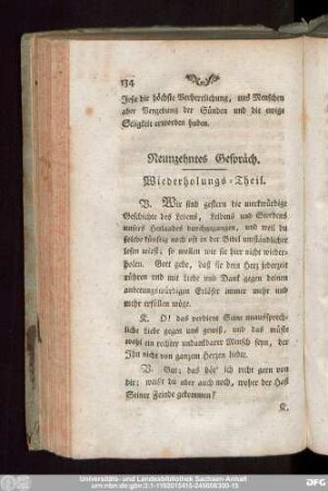Neunzehntes Gespräch.