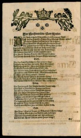 Der Hochbetrübte Herr Witber.