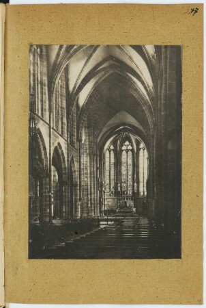 St. Peter und Paul, Weißenburg: Innenansicht (aus: Skizzen- und Fotoalbum 7)