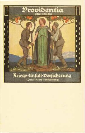 Providentia (österreichische) Kriegs-Unfall-Versicherung (Invaliden-Versicherung)