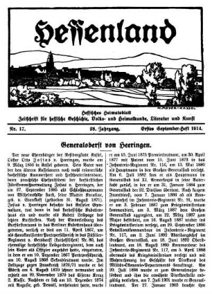 Nr.17, Erstes September-Heft 1914