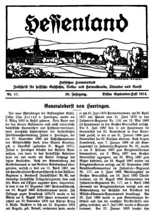 Nr.17, Erstes September-Heft 1914