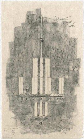 Gsaenger, Gustav; Kassel (Hessen); Kreuzkirche, Wiederaufbau - Lüster (Ansicht)