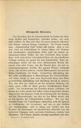Die bardische Lyrik im achtzehnten Jahrhundert