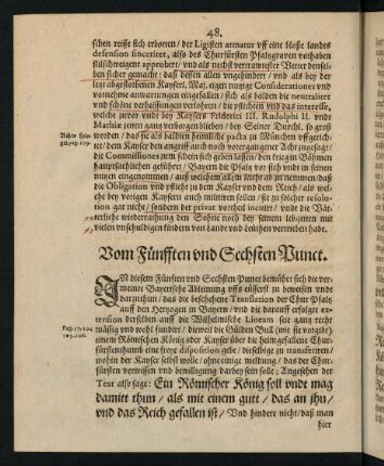 48-70, Vom Fünfften und Sechsten Punct.