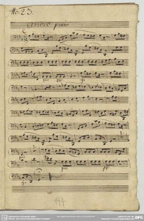 23. Graun, Johann Gottlieb, Sinfonien, GraunWV A:XII:20 
