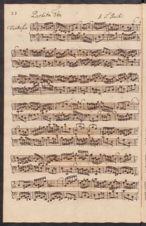 Partiten; cemb; a-Moll; BWV 827