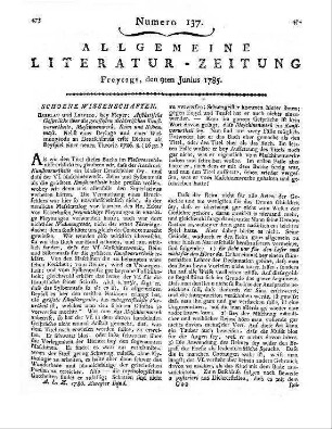 Ehlers, M.: Winke für gute Fürsten, Prinzenerzieher und Volksfreunde. T. 1. Hamburg, Kiel: Bohn ; Hamburg, Kiel: Selbstverl. 1786