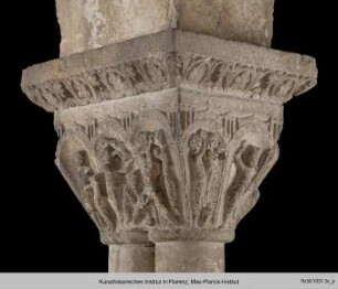Kapitell mit Heiligen Drei Königen vor Herodes und Kindermord - N03FL03