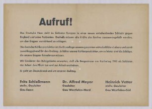 "Aufruf"
